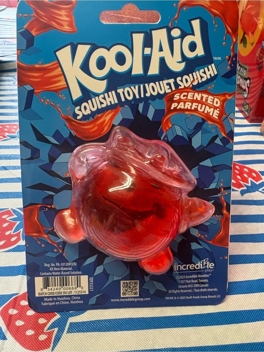 Red Squish Toy – Scented Kids Plush Squishy